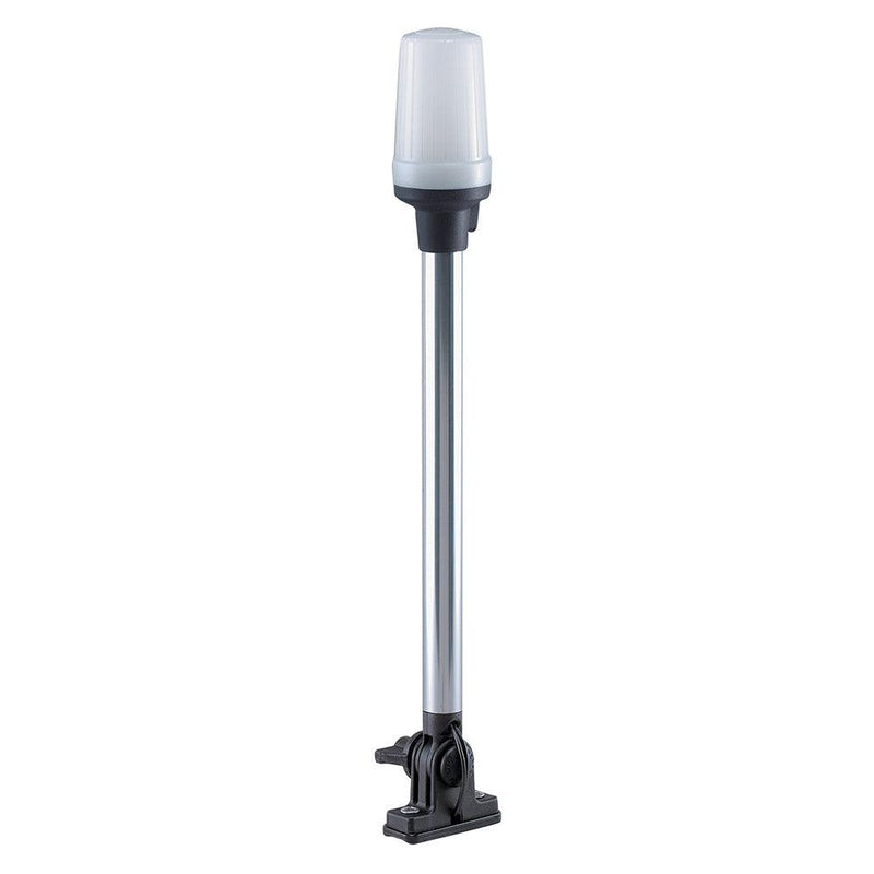 Perko Fold Down All-Round Pole Light - Vertical Mount - White [1137DP0CHR] - Essenbay Marine