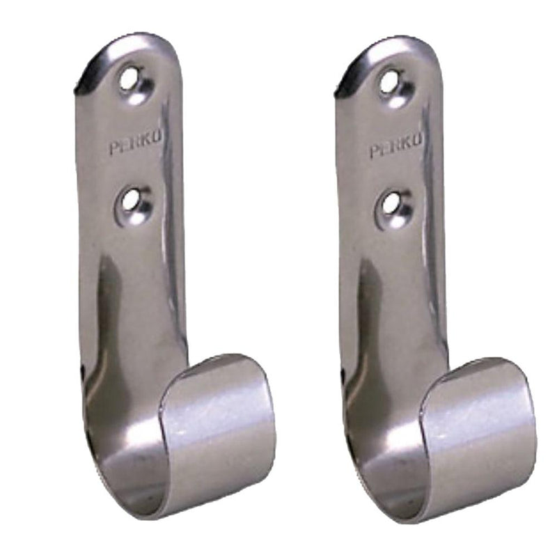 Perko Stainless Steel Boat Hook Holders - Pair [0492DP0STS] - Essenbay Marine