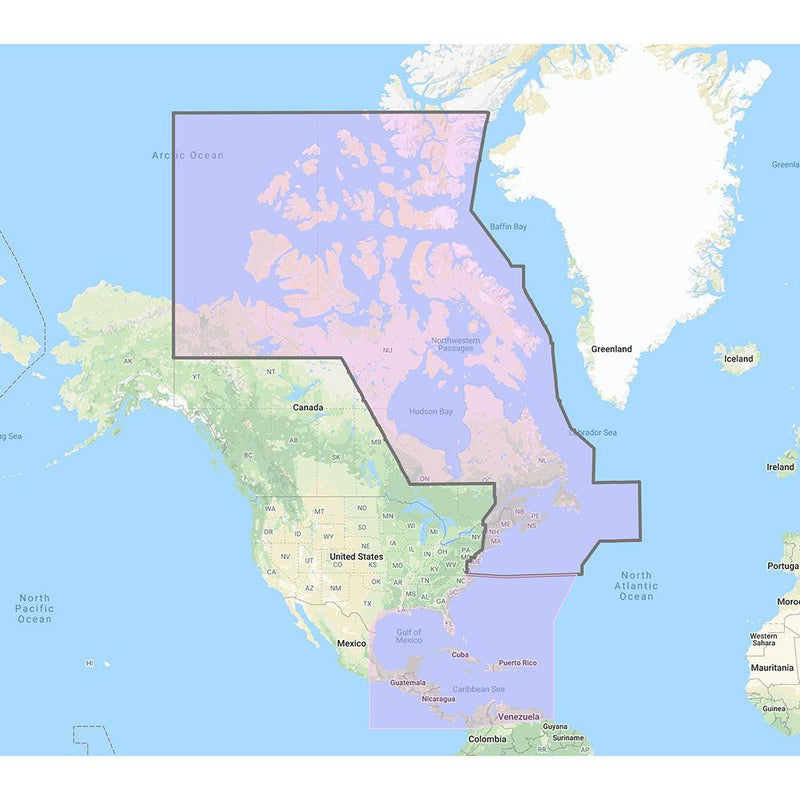 Furuno US  Canada Atlantic Coast, Gulf of Mexico, Caribbean Bahamas and central America Vector Charts - Unlock Code [MM3-VNA-033] - Essenbay Marine