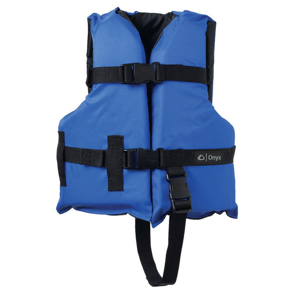 Onyx Nylon General Purpose Life Jacket - Child 30-50lbs - Blue [103000-500-001-12] - Essenbay Marine