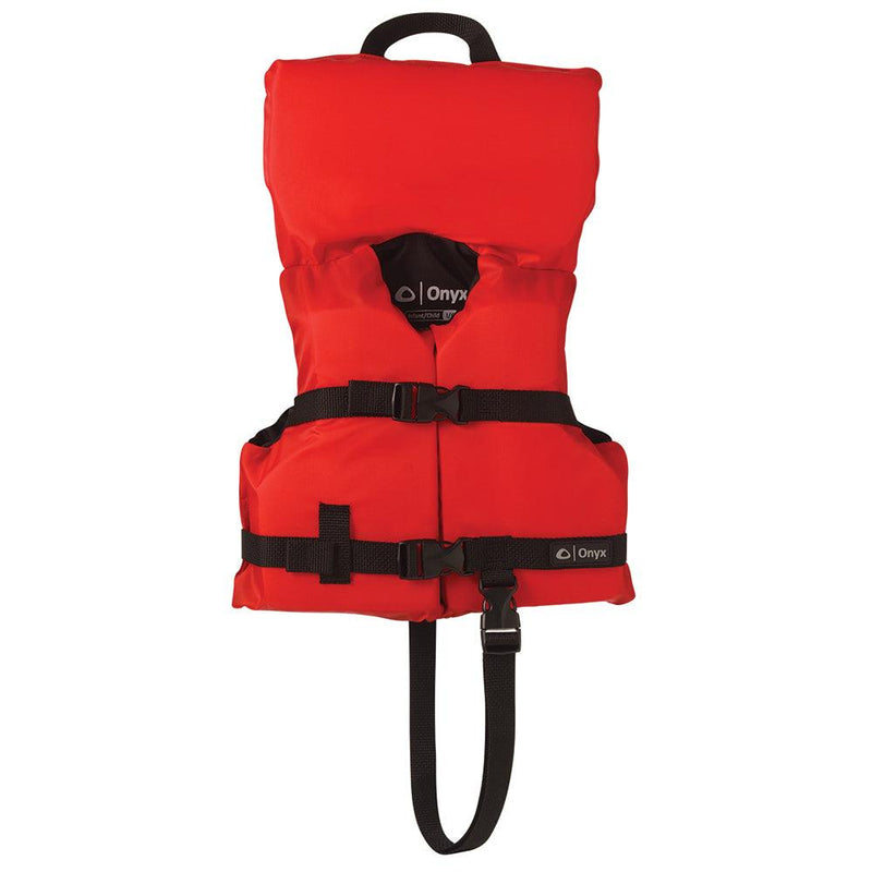 Onyx Nylon General Purpose Life Jacket - Infant/Child Under 50lbs - Red [103000-100-000-12] - Essenbay Marine