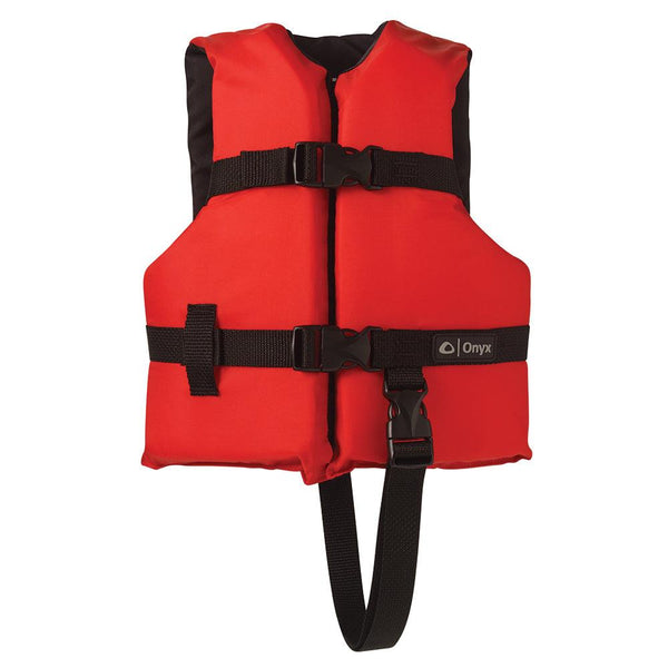 Onyx Nylon General Purpose Life Jacket - Child 30-50lbs - Red [103000-100-001-12] - Essenbay Marine