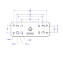 Scotty 163 1.5" Ball Mount w/Fishfinder  Universal Mounting Plate [0163] - Essenbay Marine