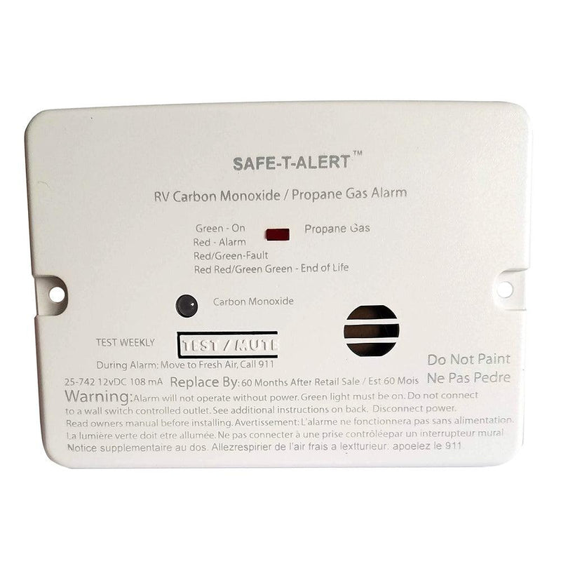 Safe-T-Alert Combo Carbon Monoxide Propane Alarm - Surface Mount - Mini - White [25-742-WHT] - Essenbay Marine