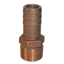 GROCO 1/2" NPT x 1/2" or 5/8" ID Bronze Pipe to Hose Straight Fitting [PTH-5062] - Essenbay Marine