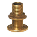 GROCO 3/4" NPS NPT Combo Bronze Thru-Hull Fitting w/Nut [TH-750-W] - Essenbay Marine