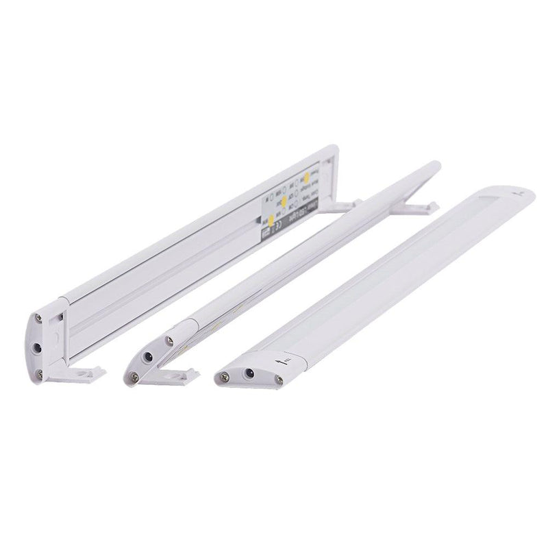 Lunasea Adjustable Linear LED Light w/Built-In Dimmer - 12" Length, 12VDC, Warm White w/ Switch [LLB-32KW-01-00] - Essenbay Marine