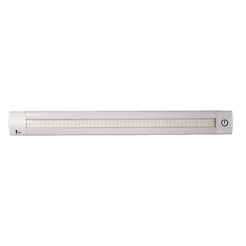Lunasea Adjustable Linear LED Light w/Built-In Dimmer - 12" Length, 12VDC, Warm White w/ Switch [LLB-32KW-01-00] - Essenbay Marine