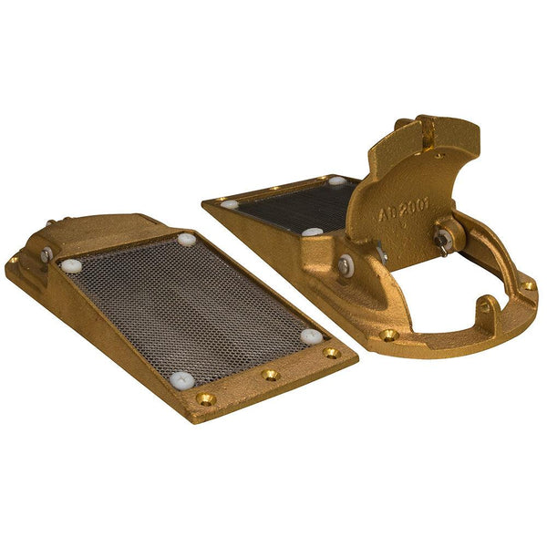 GROCO Perforated Hull Strainer w/Access Door 3" Max Thru-Hull [APHS-3000-1] - Essenbay Marine