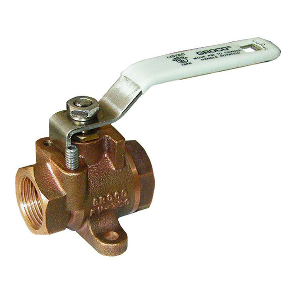 GROCO 1/4" NPT Bronze Inline Fuel Valve [FV-250] - Essenbay Marine