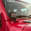 RIGID Industries 2018 Jeep Wrangler JL A-Pillar Mount f/2 D-Series, D-SS, SR-M or Ignite Lights [41659] - Essenbay Marine