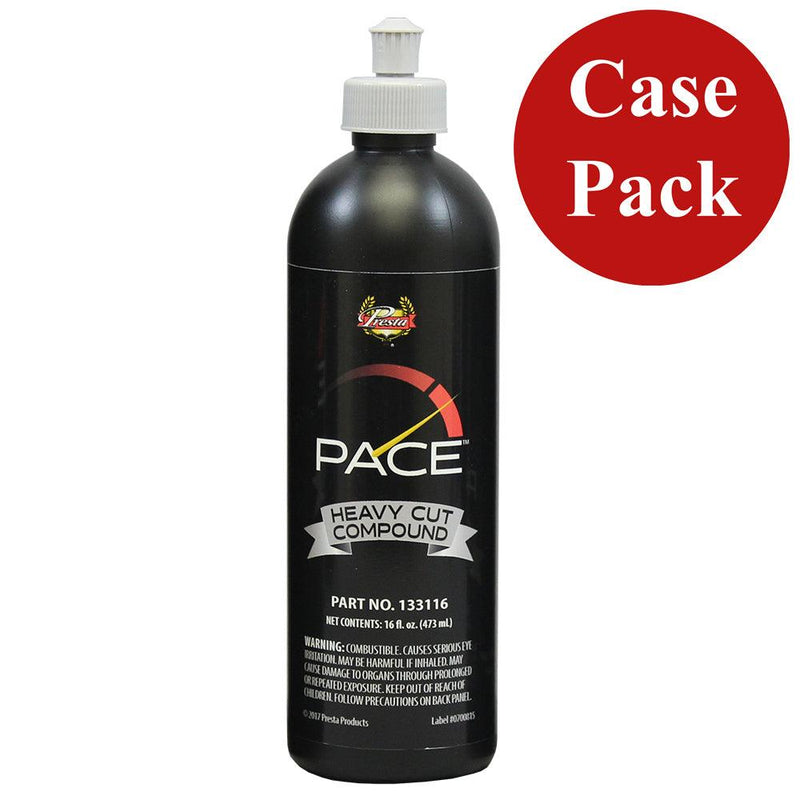 Presta PACE Heavy Cut Compound - 16oz - *Case of 6* [133116CASE] - Essenbay Marine