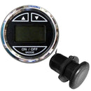 Faria Chesapeake Black 2" Depth Sounder w/Thru-Hull Transducer [13795] - Essenbay Marine
