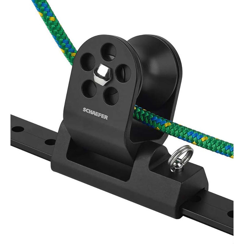 Schaefer Twin Sheet Block f/1-1/4" T-Track - Black [32-97] - Essenbay Marine