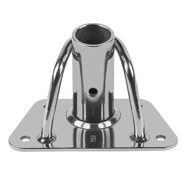 Schaefer Stanchion Base Single - Heavy-Duty [36-01] - Essenbay Marine