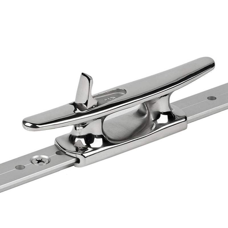 Schaefer Mid-Rail Chock/Cleat Stainless Steel - 1" [70-74] - Essenbay Marine