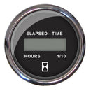 Faria Chesapeake Black 2" Hourmeter (Digital) [13715] - Essenbay Marine