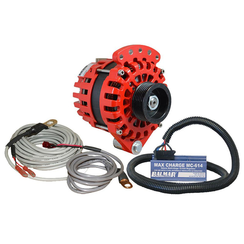 Balmar Alternator 1-2" Single Foot K6 Serpentine Pulley Regulator  Temp Sensor - 170A Kit - 12V [XT-SF-170-K6-KIT] - Essenbay Marine