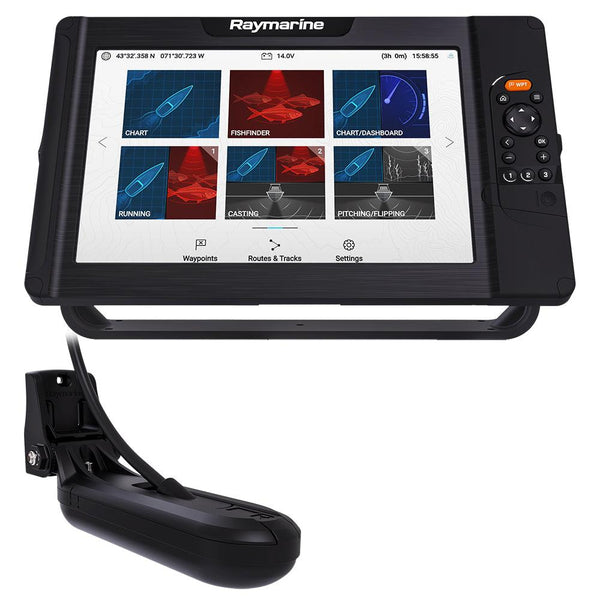 Raymarine Element 12 HV Combo w/HV-100 Transducer  Nav+ US  Canada Chart [E70536-05-NAG] - Essenbay Marine