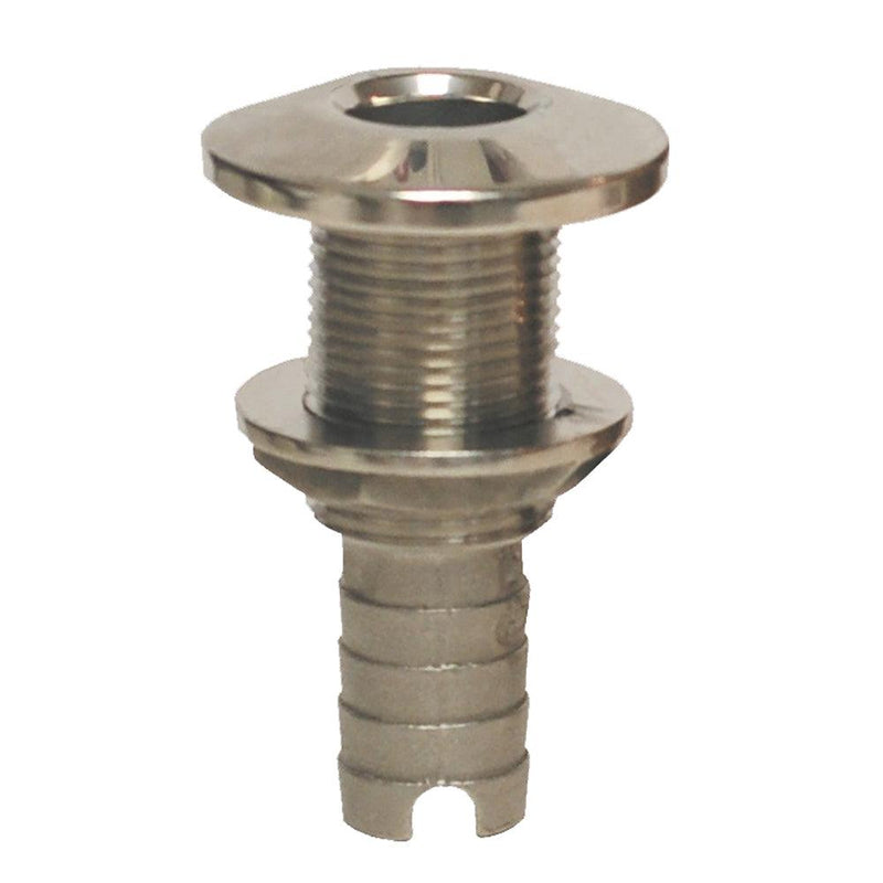 GROCO Stainless Steel Hose Barb Thru-Hull Fitting - 1/2" [HTH-500-S] - Essenbay Marine