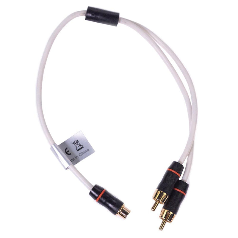 FUSION Performance RCA Cable Splitter - 1 Female to 2 Male - .9 [010-12621-00] - Essenbay Marine