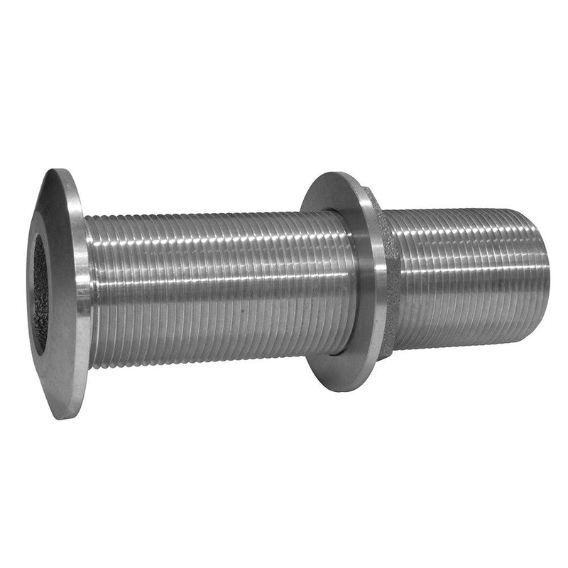 GROCO 1-1/2" Stainless Steel Extra Long Thru-Hull Fitting w/Nut [THXL-1500-WS] - Essenbay Marine