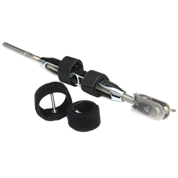 C. Sherman Johnson Wrap Pins Hook  Loop Pin Locking Devices for Open Body Turnbuckles 7/16"  1/2" - 2-Pack [WRAPC4-P] - Essenbay Marine