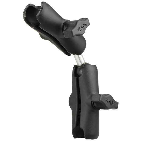 RAM Mount Double Socket Arm w/Dual Extension  Ball Adapter [RAM-B-201-201U] - Essenbay Marine