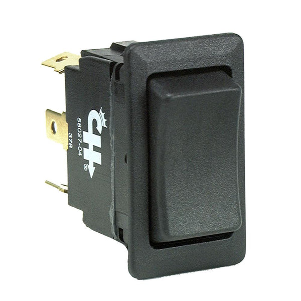 Cole Hersee Sealed Rocker Switch Non-Illuminated SPDT (On)-Off-(On) 3 Blade [58027-04-BP] - Essenbay Marine