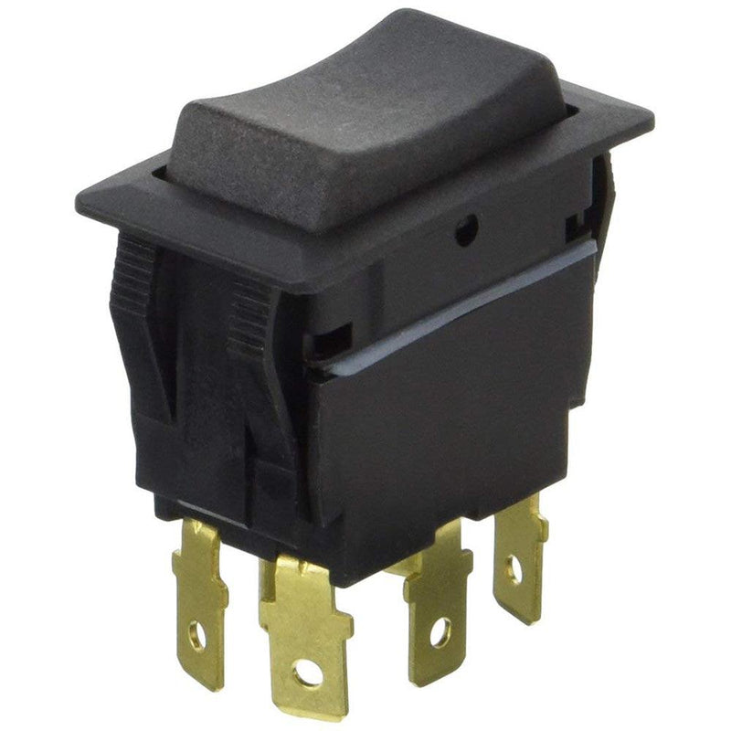 Cole Hersee Sealed Rocker Switch Non-Illuminated DPDT On-Off-On 6 Blade [58027-07-BP] - Essenbay Marine