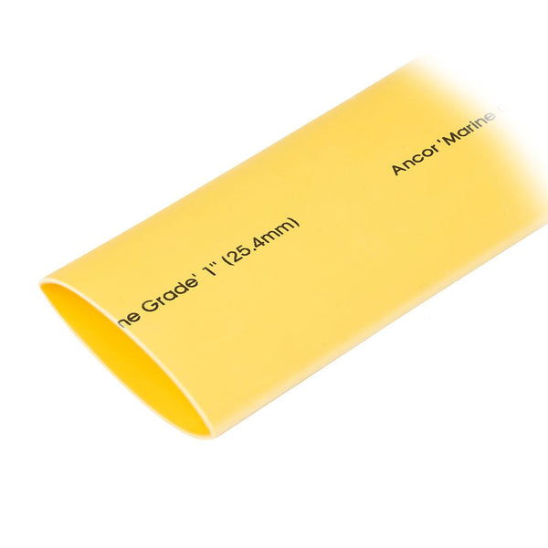 Ancor Heat Shrink Tubing 1" x 48" - Yellow - 1 Pieces [307948] - Essenbay Marine