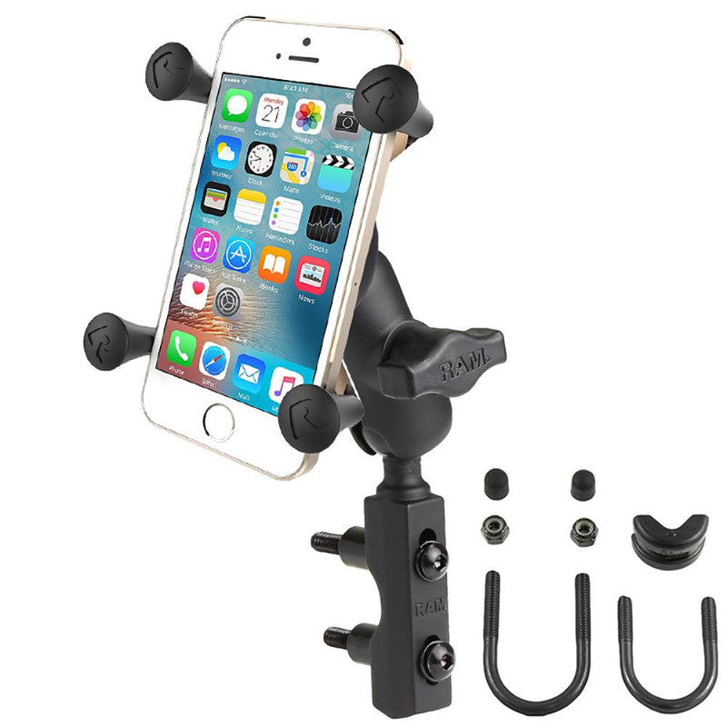 RAM Mount X-Grip Phone Mount w/Motorcycle Brake/Clutch Reservoir Base [RAM-B-174-A-UN7U] - Essenbay Marine