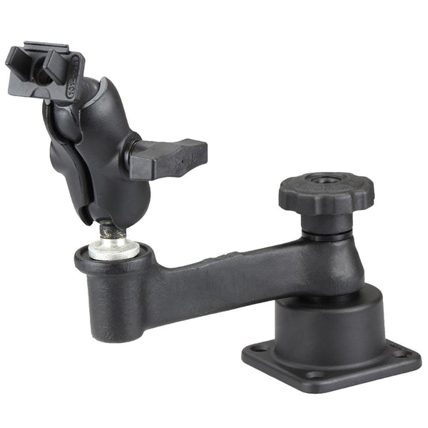 RAM Mount Horizontal Swing Arm Mount f/Lowrance Elite-5 Series [RAM-109H-2B-B-LO11] - Essenbay Marine