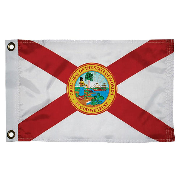 Taylor Made Florida Nylon Flag 12" x 18" [93096] - Essenbay Marine