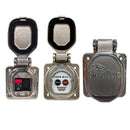 SmartPlug Combo Kit w/ELCI Sensor  50 Amp Breaker/Stainless Steel Door [ELCIBRKR50SS] - Essenbay Marine