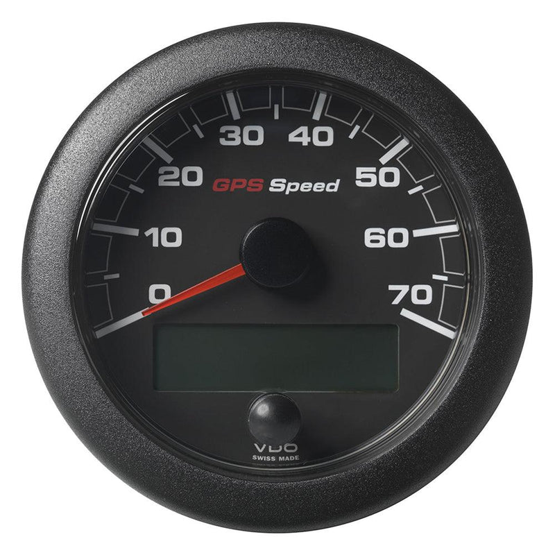 Veratron 3-3/8" (85mm) OceanLink GPS Speedometer - Black Dial  Bezel (0-70 K/MPH/KMH) [A2C1351990001] - Essenbay Marine