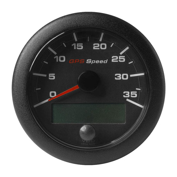 Veratron 3-3/8" (85mm) OceanLink GPS Speedometer - Black Dial  Bezel (0-35 K/MPH/KMH) [A2C1351980001] - Essenbay Marine