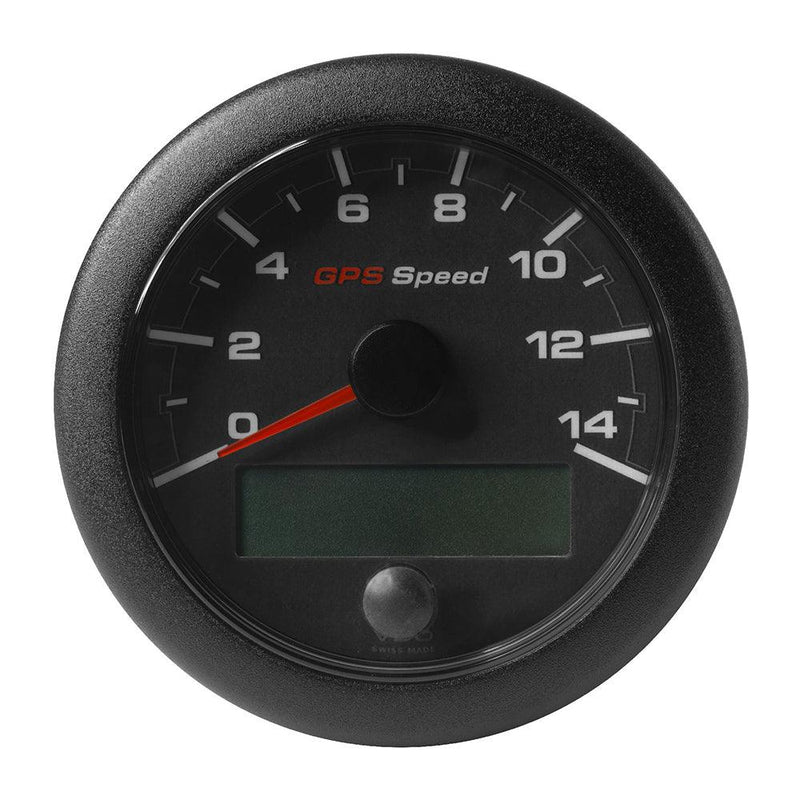 Veratron 3-3/8" (85mm) OceanLink GPS Speedometer - Black Dial  Bezel (0-14 K/MPH/KMH) [A2C1351970001] - Essenbay Marine