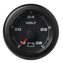 Veratron 52MM (2-1/16") OceanLink Battery Voltage Gauge - 16 to 32V - Black Dial  Bezel [A2C1066120001] - Essenbay Marine