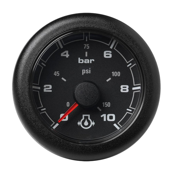 Veratron 52MM (2-1/16") OceanLink Engine Oil Pressure Gauge -10 Bar/150 PSI - Black Dial  Bezel [A2C1066000001] - Essenbay Marine