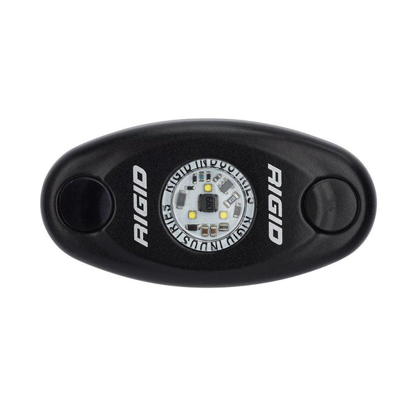 RIGID Industries A-Series Black High Power LED Light Single - Natural White [480083] - Essenbay Marine