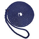 New England Ropes 1/2" X 15 Premium Nylon 3 Strand Dock Line - Navy Blue [C6053-16-00015] - Essenbay Marine