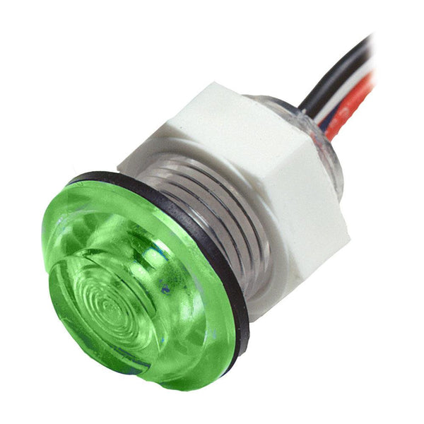 Innovative Lighting LED Bulkhead Livewell Light Flush Mount - Green [011-3500-7] - Essenbay Marine