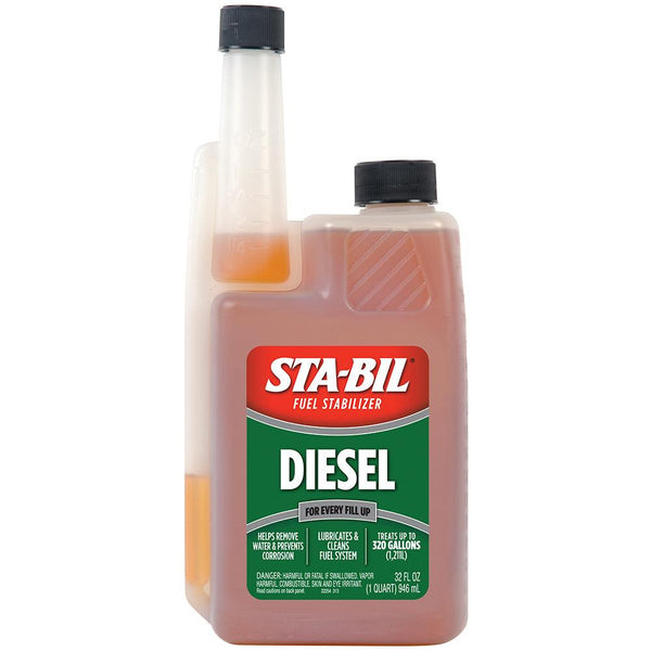 STA-BIL Diesel Formula Fuel Stabilizer  Performance Improver - 32oz [22254] - Essenbay Marine