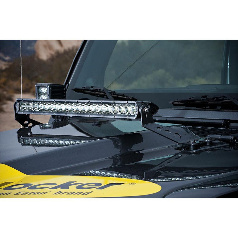 RIGID Industries 2007-2017 Jeep JK 20" Light Hood Mount [40333] - Essenbay Marine