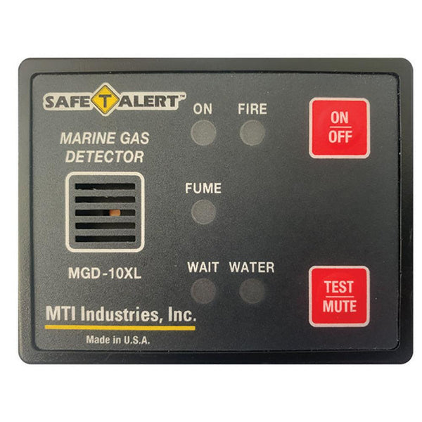 Safe-T-Alert Gas Vapor Alarm Fume, Fire, Bilge Water - Black Surface Mount [MGD-10XL] - Essenbay Marine
