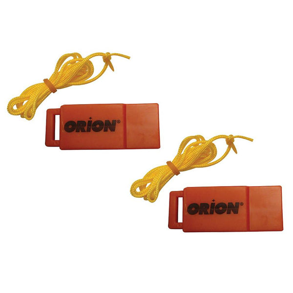 Orion Safety Whistle w/Lanyards - 2-Pack [676] - Essenbay Marine