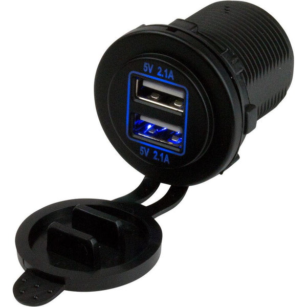 Sea-Dog Dual USB Power Socket [426515-1] - Essenbay Marine