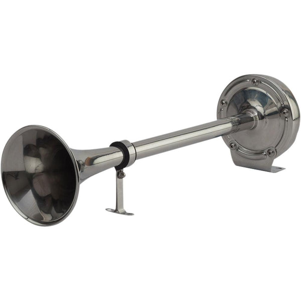 Sea-Dog MaxBlast Stainless Steel Trumpet 12V Horn - Single [431510-1] - Essenbay Marine