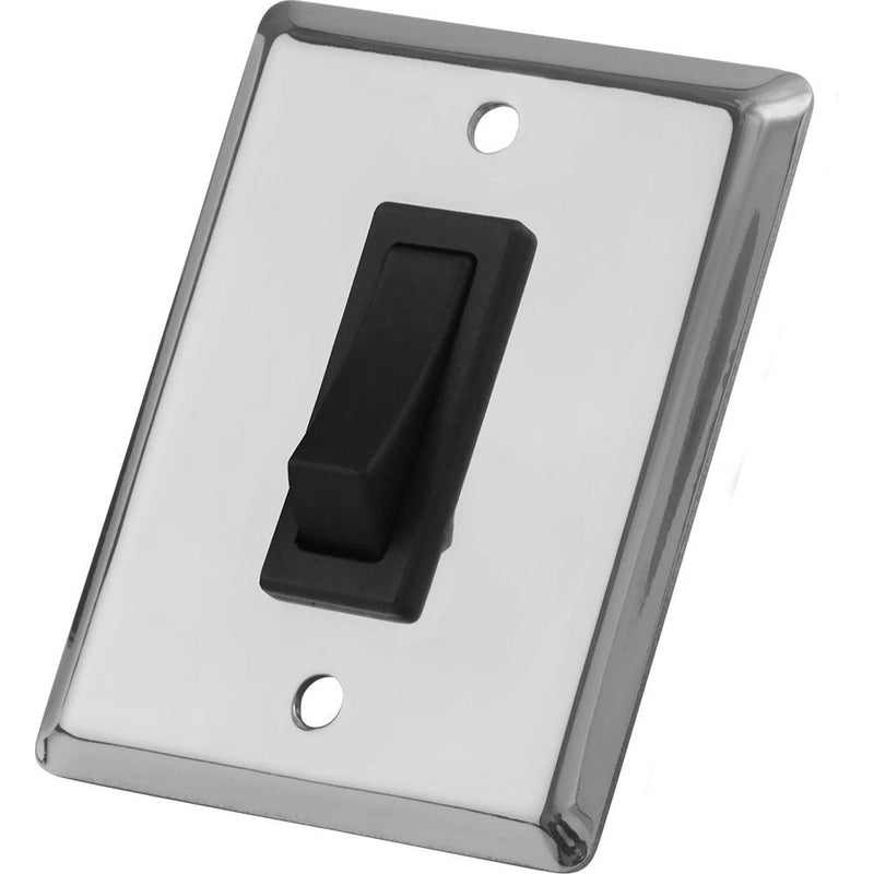 Sea-Dog Single Gang Wall Switch - Stainless Steel [403010-1] - Essenbay Marine